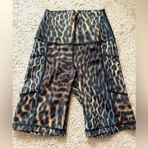 Yogalicious Lux Leopard Print Biker Short